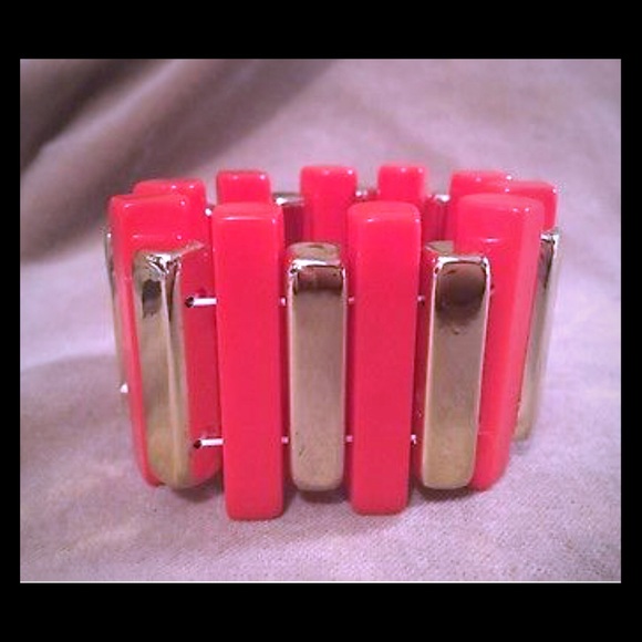 sparkle designs Jewelry - Sparkle designs 🔥 Orange & Gold Modern Bracelet